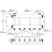 Модульный коллектор MK-250-3x25 (до 250 кВт, 2 магистр. подкл. G 2″, 3 контура G 1″ вверх или вниз)